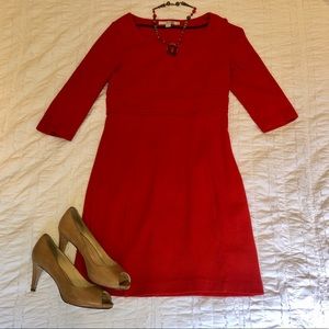 Tomato red Boden Dress
